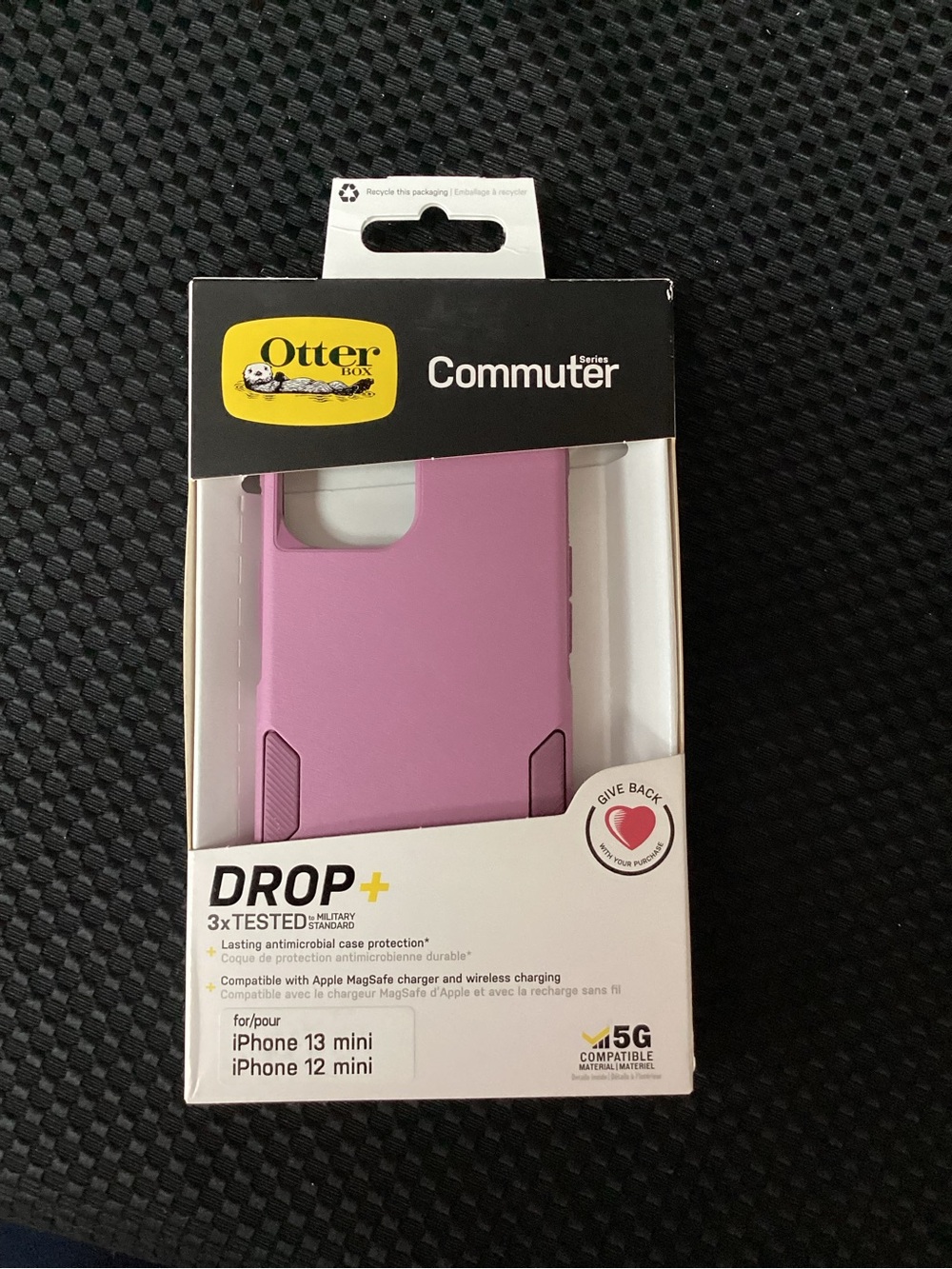 OtterBox Commuter Series Drop+ Case for iPhone 13/12 Mini - Lavender Pink